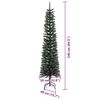 vidaXL &Aacute;rbol de Navidad artificial Verde 240 cm PVC, Pl&aacute;stico y Acero