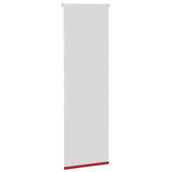 vidaXL Estor Enrollable Opaco rojo 40x130 cm Tela Ancho 35,7 cm