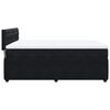 vidaXL Cama box spring con colch&oacute;n terciopelo negro 140x190 cm