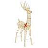 vidaXL Reno Navide&ntilde;o 3D LOVIISA 250 LED Blanco C&aacute;lido 96 x 40 x 180 cm