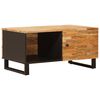 vidaXL Mesa de Caf&eacute; Marr&oacute;n 80 x 50 x 40 cm Madera de mango maciza