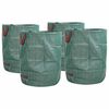 vidaXL Bolsas de Desechos de Jard&iacute;n 4 pcs Verde 66 x 66 x 83,5 cm