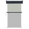 vidaXL Toldo lateral de balc&oacute;n gris 105x250 cm