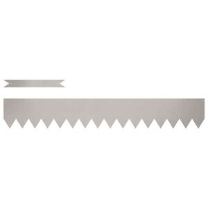 vidaXL Borde de C&eacute;sped 10 pcs Marr&oacute;n 100 x 0.05 x 20 cm