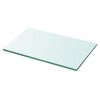 vidaXL Panel de estante vidrio claro 30x15 cm