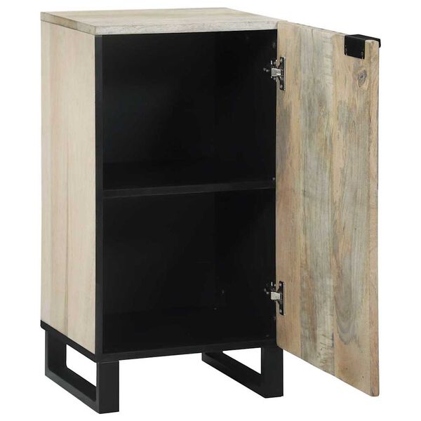 vidaXL Aparador Blanco 40 x 33 x 75 cm madera maciza de mango