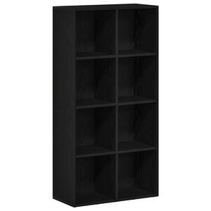 vidaXL Librer&iacute;a de roble negro de 66x30x130 cm, fabricada en madera de ingenier&iacute;a