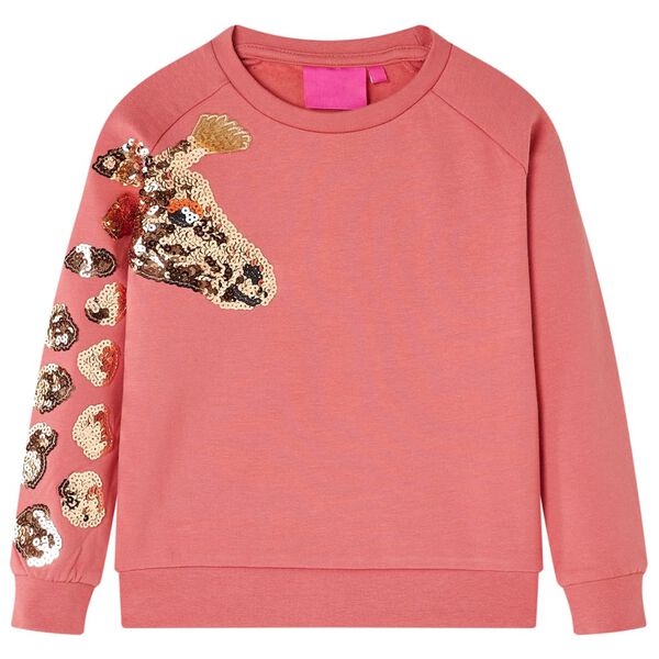 Sudadera infantil rosa envejecido 116