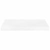 vidaXL Estante flotante de pared 4 uds MDF blanco brillo 50x23x3,8 cm