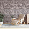 vidaXL Paneles de pared 3D 10 unidades EPS gris antracita 100x50 cm