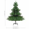 vidaXL &Aacute;rbol de Navidad abeto Nordmann con LEDs y bolas verde 150 cm