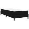 vidaXL Cama tipo Box Spring con colchón Negro 80 x 200 cm tela