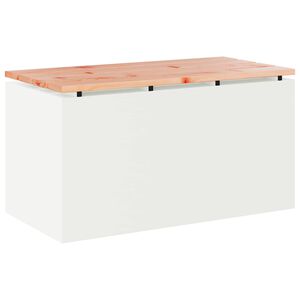 vidaXL Banco de jard&iacute;n 80 x 40 x 43 cm Acero