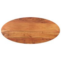 vidaXL Tablero de mesa ovalado madera maciza de acacia 110x40x2,5 cm