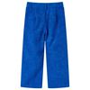 Pantalón infantil pana azul cobalto 128