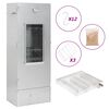 vidaXL Horno ahumador de BBQ con generador humo fr&iacute;o acero galvanizado