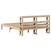vidaXL Estructura de cama con cabecero madera maciza pino 160x200 cm
