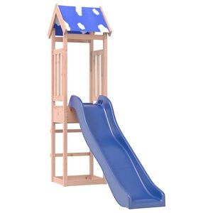vidaXL Parque infantil de exterior madera maciza de abeto Douglas