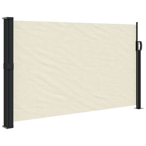vidaXL Toldo lateral retr&aacute;ctil crema 120x500 cm