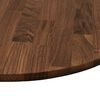 vidaXL Encimera Marrón claro Ø 60 x 2.5 cm Madera de roble sólida