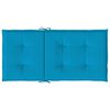 vidaXL Coj&iacute;n silla jard&iacute;n respaldo bajo 6 uds tela Oxford azul