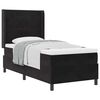 vidaXL Cama tipo Box Spring con cabecera Negro 100 x 200 cm Terciopelo