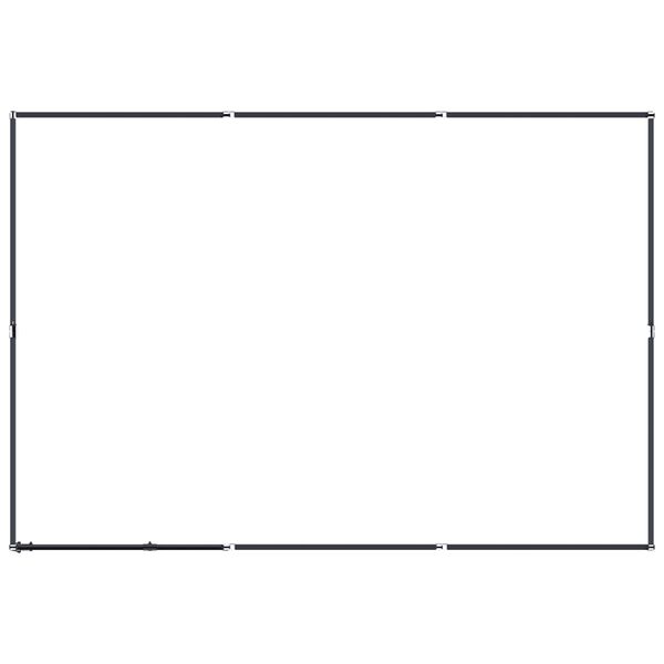 vidaXL Perrera de exterior de acero 5,53 m²