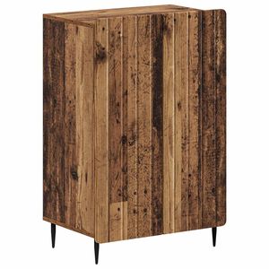 vidaXL Armario Zapatero ZWOLLE 59,5 x 39,5 x 91,5 cm Madera envejecida