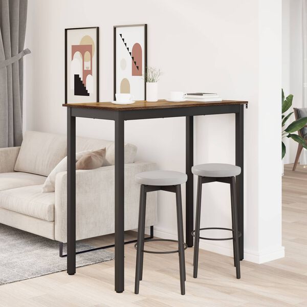 vidaXL Mesas de comedor Madera de ingenier&iacute;a