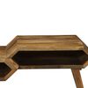 vidaXL Mesa de centro de madera maciza de mango 104x50x45 cm