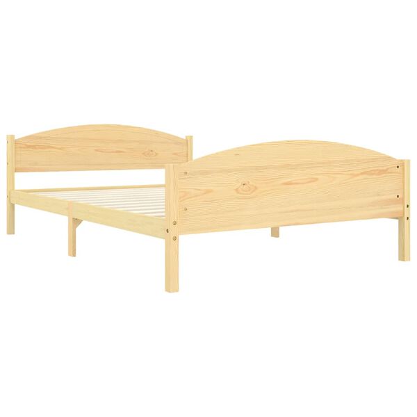 vidaXL Estructura de cama con 2 cajones madera maciza pino 140x200 cm