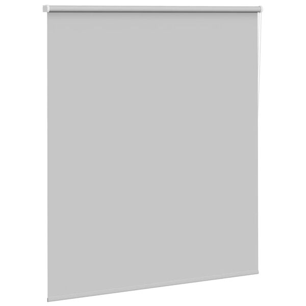 vidaXL Estor Enrollable Opaco gris claro 120x130 cm Tela Ancho 116,6cm