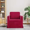 vidaXL Sof&aacute; Rojo vino 78 x 78 x 80 cm Terciopelo