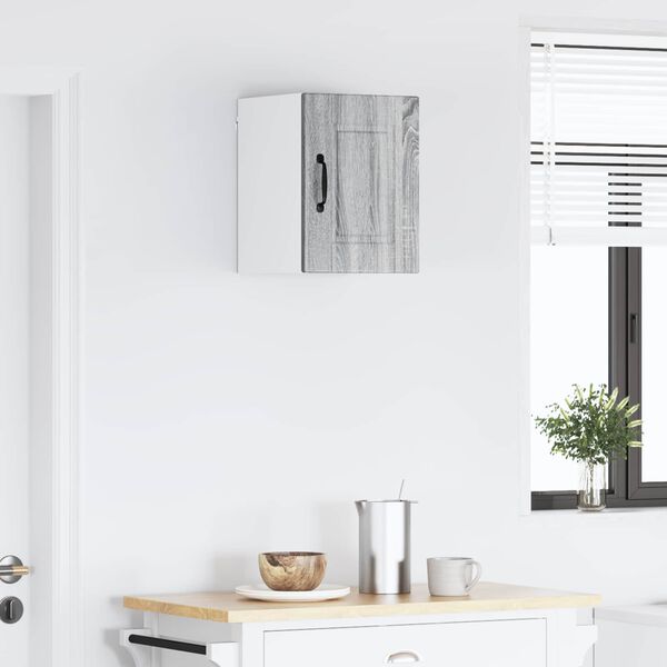 vidaXL Mueble de Cocina con estante Gris Sonoma 30 x 31 x 40 cm