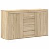vidaXL Aparador Roble Sonoma 120 x 36 x 69 cm Madera de ingenier&iacute;a