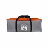 vidaXL Carpas con techo Gris y naranja 721 x 335 x 212 cm Poliéster