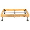 vidaXL Estructura de cama de madera maciza de mango 120x200 cm