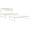 vidaXL Juego de muebles de jard&iacute;n 2 piezas madera maciza pino blanco