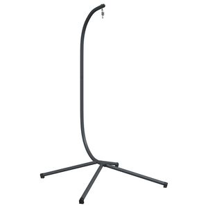 vidaXL Soporte para Silla Colgante Huevo sin Cesta Antracita Acero (Solo Base de Soporte)