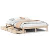 vidaXL Estructura cama con cajones madera de pino maciza 140x200 cm