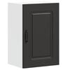 vidaXL Armario de pared para cocina Kalmar madera de ingenier&iacute;a negra