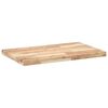vidaXL Encimera tocador ba&ntilde;o madera acacia sin tratar 140x50x4 cm