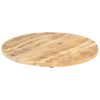 vidaXL Superficie de mesa redonda madera maciza de mango 25-27 mm 50cm