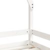 vidaXL Estructura de cama para niños madera de pino blanco 90x200 cm