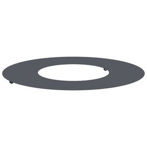 vidaXL adecuado para Anillo de &Aacute;rbol Plano Antracita &Oslash;30 / 60 cm Acero