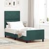 vidaXL Cama tipo Box Spring Verde oscuro 80 x 200 cm Terciopelo
