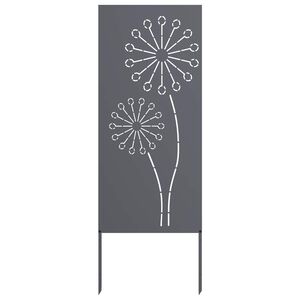 vidaXL Pantalla de Privacidad para Jard&iacute;n Calado Antracita 50 x 140 cm