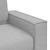 Sillón sofá vidaXL de tela gris nube de 60 cm