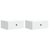 vidaXL Mesita de Noche de Pared 2 uds. 49 x 34,5 x 20 cm