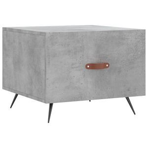 vidaXL Mesa de centro madera de ingenier&iacute;a gris hormig&oacute;n 50x50x40 cm